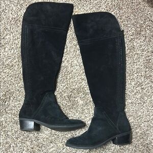 Black Suede Vince Camuto Over-the-Knee Boots